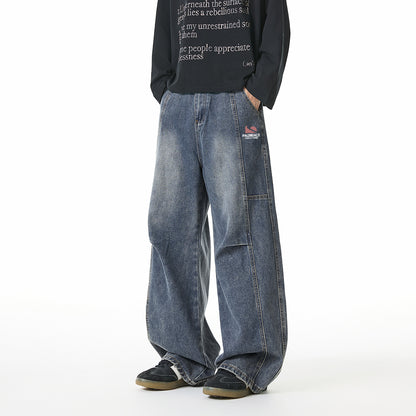 Pal ongaco pal ongaco American retro deconstruction splicing dizayn tuyg'u yuvish do eski bo'sh yuz burma pichoq shimlar harf logo bosma tide moda tasodifiy keng jinsi erkaklar va ayollar bir xil modellar bilan