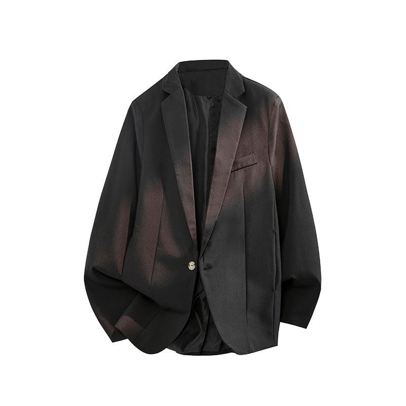 Anti-ofis trendining koreyscha versiyasi erkaklarning kichkina toplari chiroyli bo'sh Gonkong uslubidagi ko'ylagi erkaklar ko'p qirrali kundalik kostyumi engil hashamatli kostyum erkaklar modellari