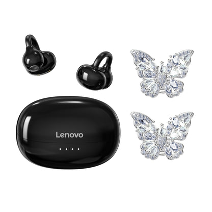 Lenovo lenovo k06 ослепительные разноцветные серьги-бабочки тип зажима для уха шумоподавление при звонках обновленный bluetooth 5.4 спортивные игры игровой кинотеатр imax уровень качества звука студенческая вечеринка высокая стоимость apple huawei xiaomi