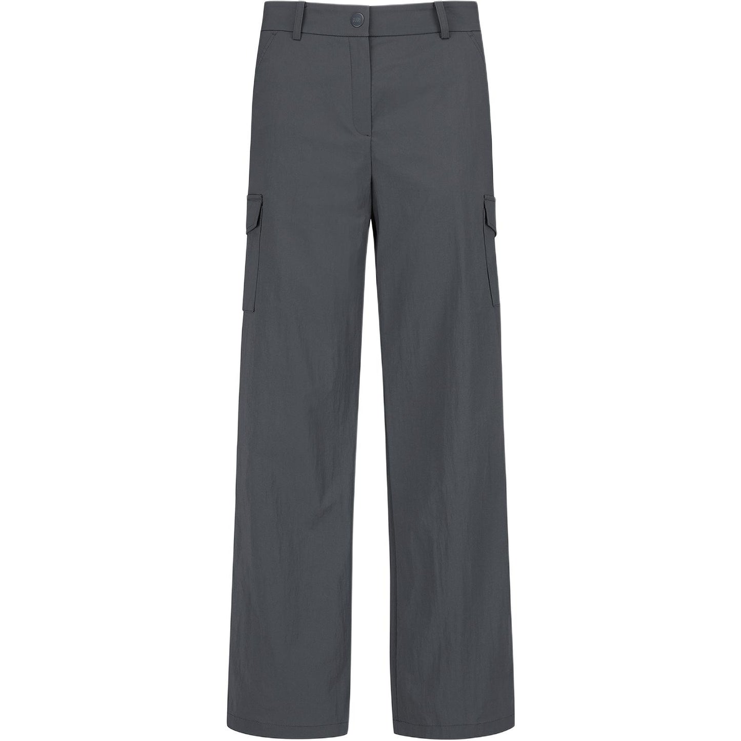 Le coq sportif tekis rangli keng fermuarli shimlar ayollar uchun erkin kundalik shimlar