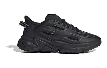 Adidas originals ozweego series j противоскользящая дышащая поддержка детская повседневная обувь черный подростки