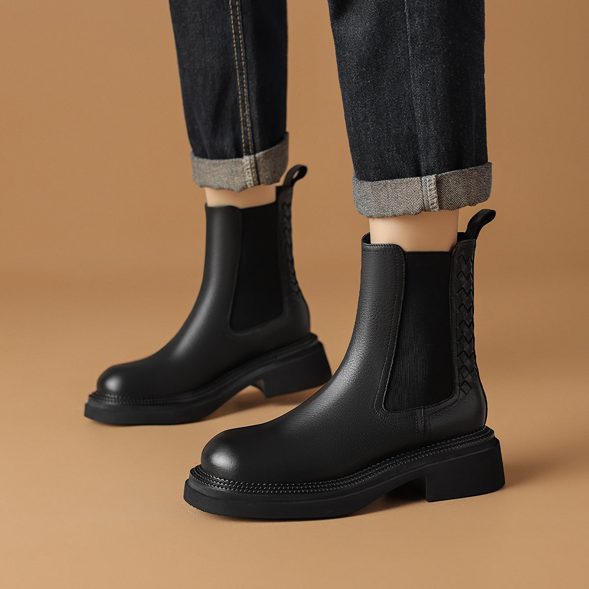 Ayollar uchun Rosa Bianca Chelsi botinkalari