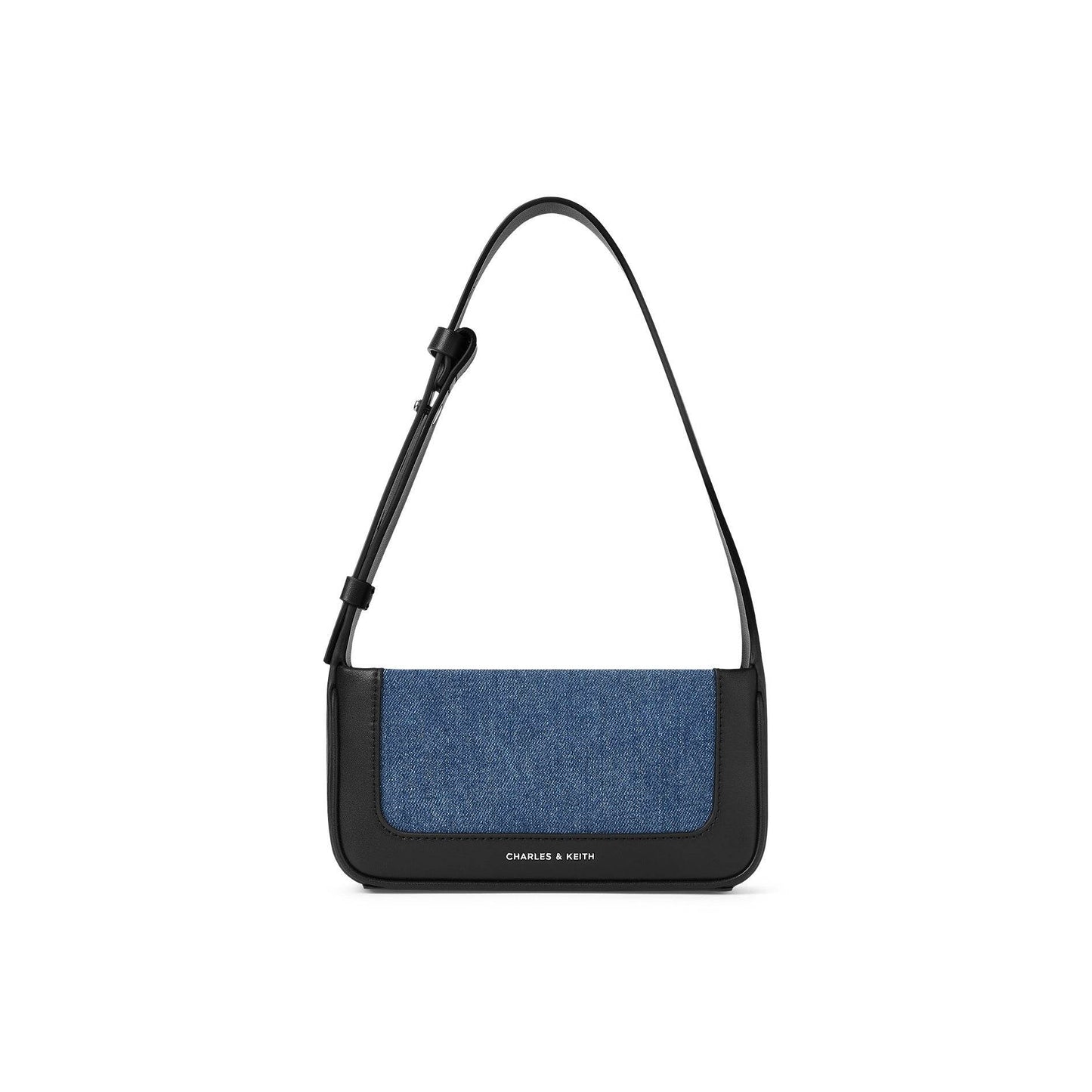 Сумка женская Charles&Keith Simple Fabric S Denim Dark - Boxette Shop
