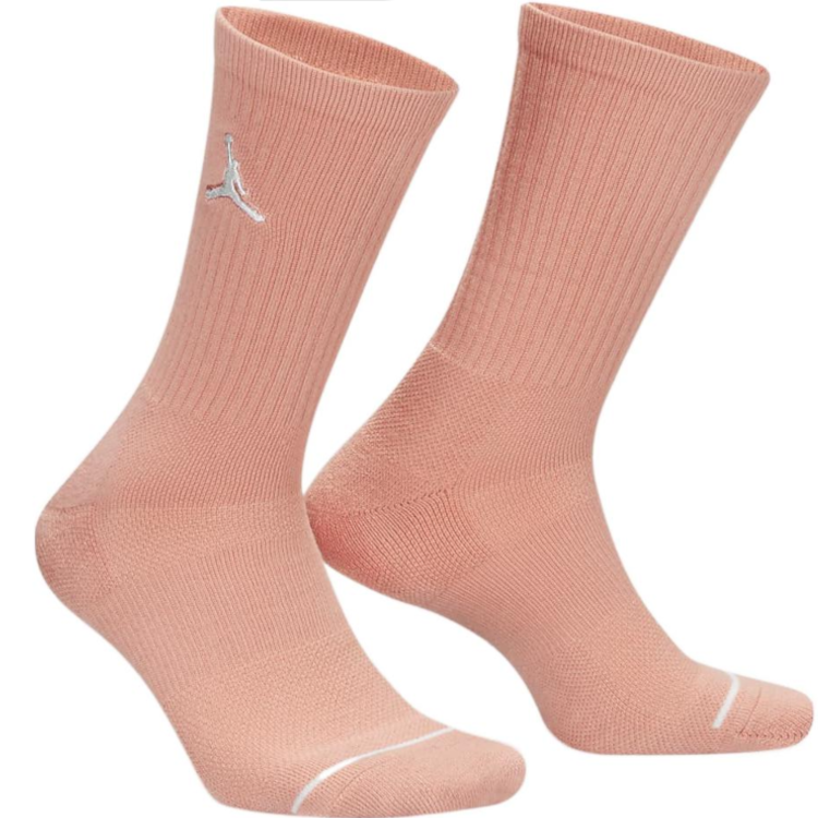 Jordan Qattiq Rangli Logo Basketbol Bo'sh vaqtli sport nafas oladigan atletik paypoqlar Umumiy erkaklar/ayollar pushti/oq/bej