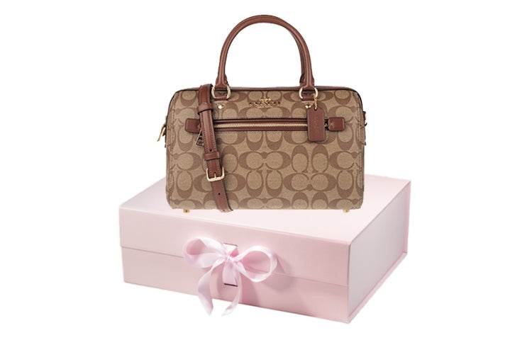 Сумка женская Coach Rowan 27 Printed Pvc Boston S - Boxette Shop