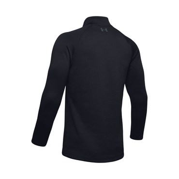 Under armour coldgear® base 4.0 1/4 casual stand collar zip athletic long sleeve t-shirt men's black