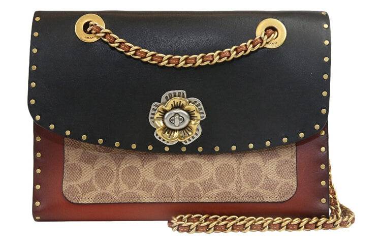 Сумка женская Coach Parker 26 Camellia Printed Rivet Trim - Boxette Shop