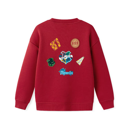 Balabala balabala x harry potter sweatshirt harry potter совместная марка год змеи ограниченный простой моды волшебный принт универсальный и удобный круглый шеи пуловер случайные подростки