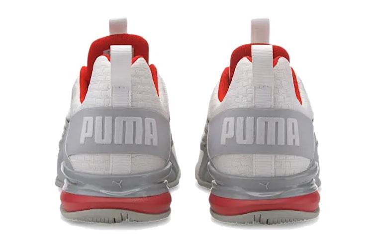 Кроссовки Puma Axelion Block White and Red - Boxette Shop