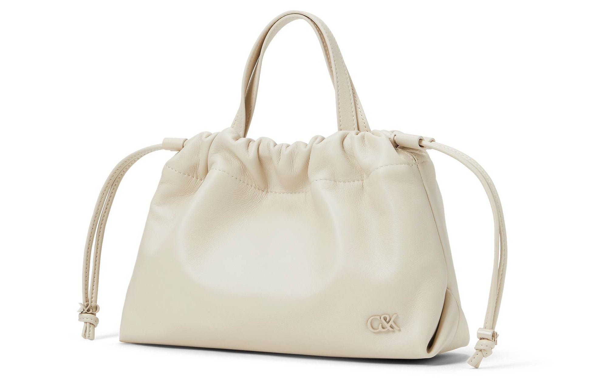 Сумка женская Charles&Keith Soft Leather Drawstring Design Cloud - Boxette Shop