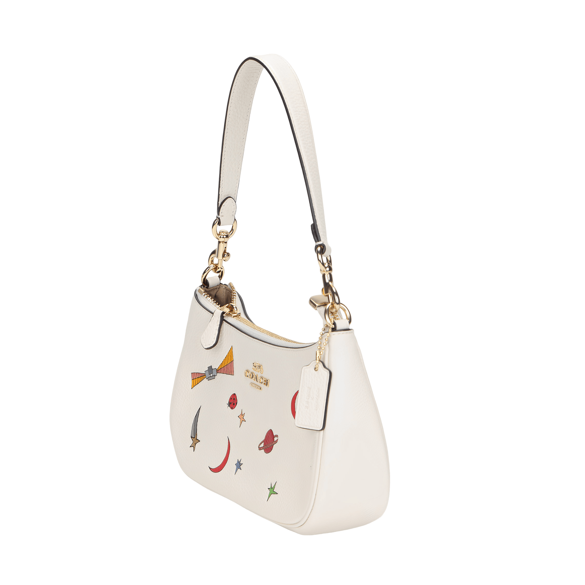 Сумка женская Coach Teri 24 Metal Logo Print Zip - Boxette Shop