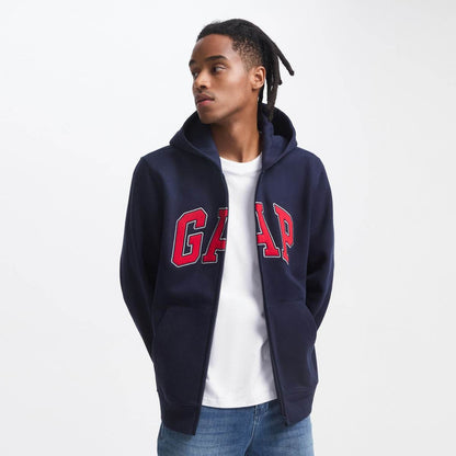 Gap разноцветные буквы логотип мягкий капюшон свободные случайные толстовка мужские и женские модели - Boxette Shop
