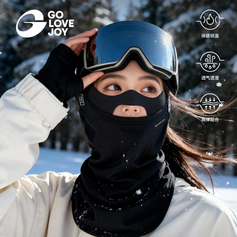 Golovejoy лыжная маска мужчины и женщины golovejoy шерсть мериноса защита лица ветрозащитный открытый альпинизма холод тепло
