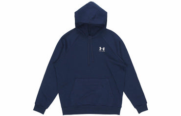 Under armour andromeda rival однотонный пуловер с капюшоном и уплотненной тренировочной толстовкой мужская синяя