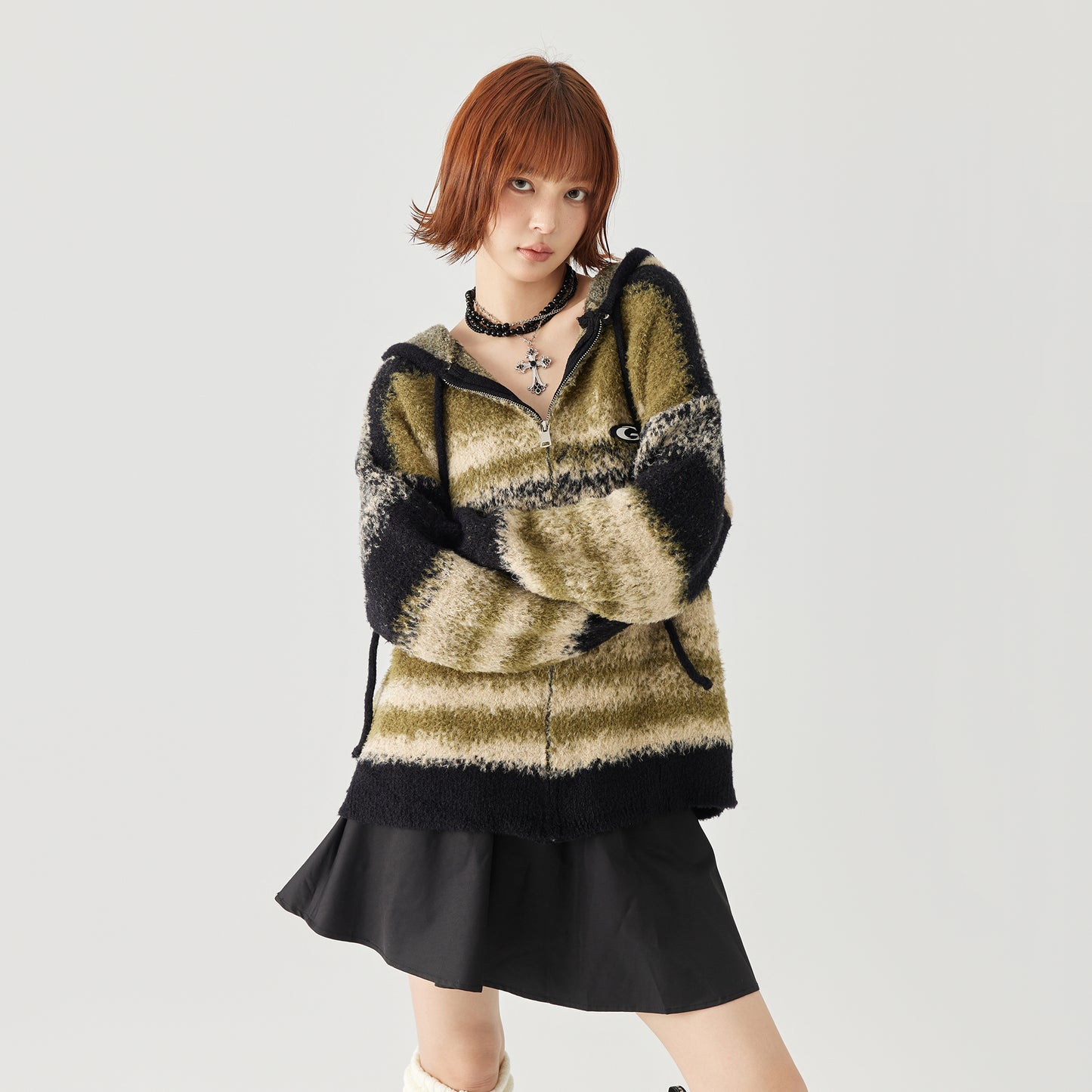 Кардиган женский Golfcross Retro Gradient Knit