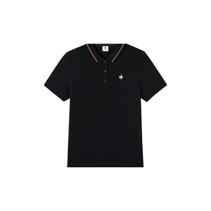 Le coq le coq sportif brendi logotipi tasodifiy sport polo ko'ylagi qisqa yengli ayollar