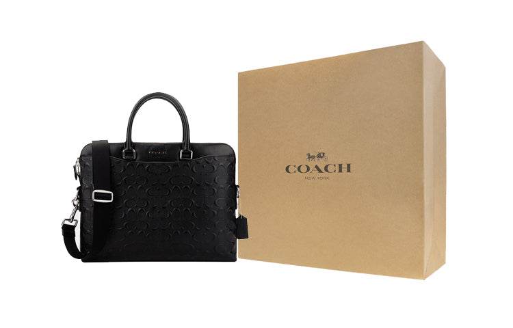 Сумка мужская Coach Beckett 37 Old Flower Embossed Print - Boxette Shop