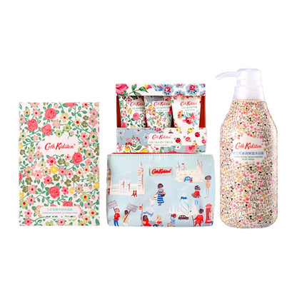 Cath kidston набор гелей-скрабов для душа "грейпфрут" успокаивающий и ароматный набор из 4/6