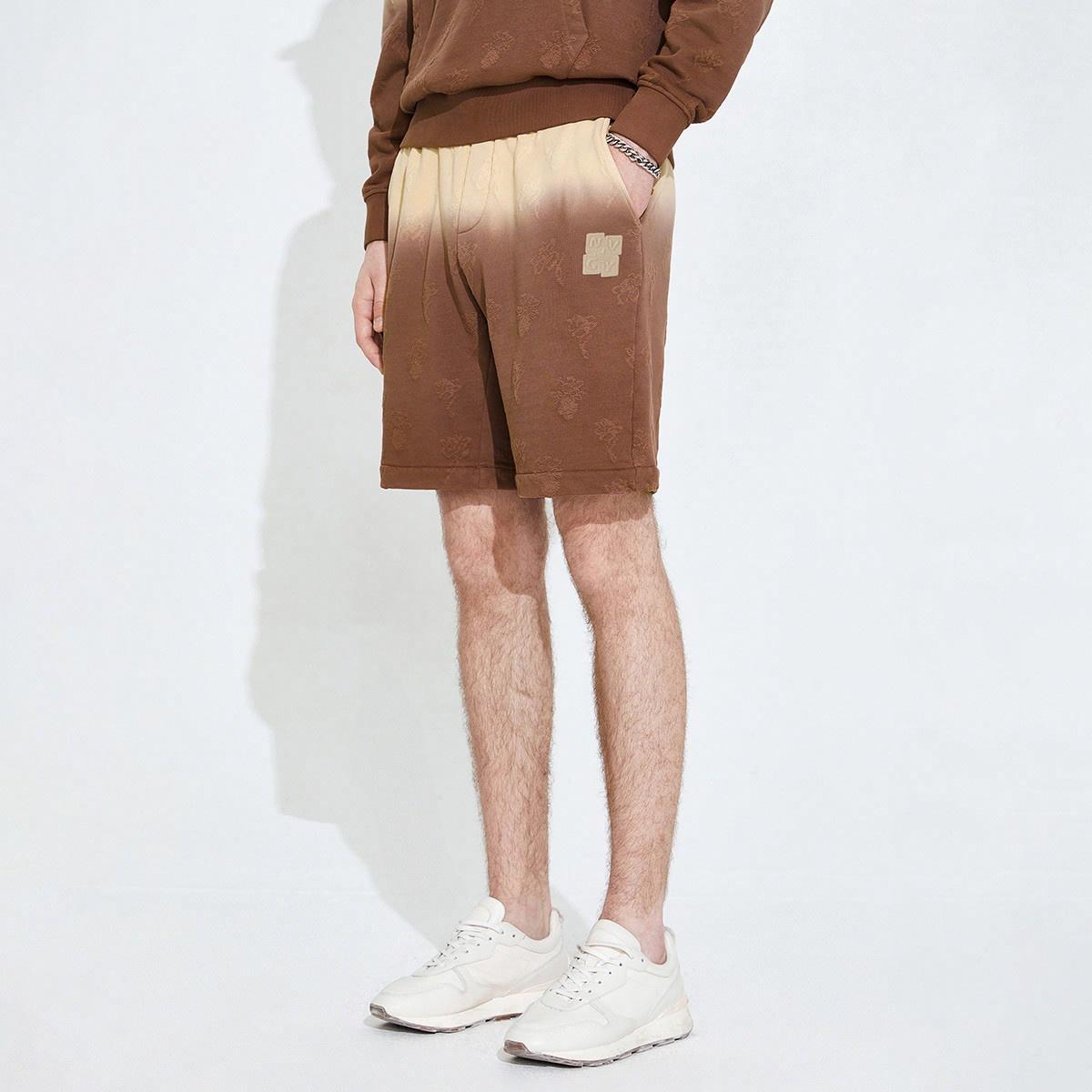 Navigare x yosh italyan kichkina yelkanli qayiqli gradient quyuq jakkard to'liq bosma tanga tekis tasodifiy shortilar erkaklar modellari