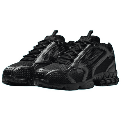 Nike air zoom spiridon cage 2 удобная износостойкая низкопрофильная повседневная обувь мужская черная - Boxette Shop