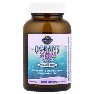 БАД Garden of Life Oceans Mom со вкусом клубники, 30 мягких капсул - Boxette Shop