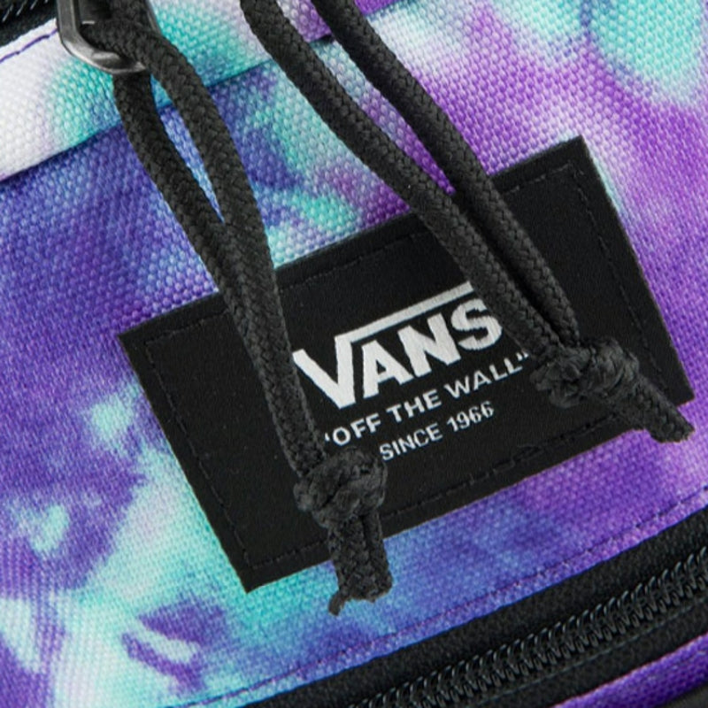 Vans logotipi fermuarli poliester yelkali oddiy erkaklar va ayollar juftligi binafsha rang