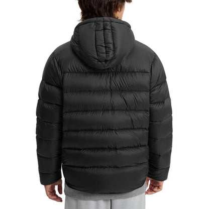 Under armour core down training sports fashion hooded down jacket men's black