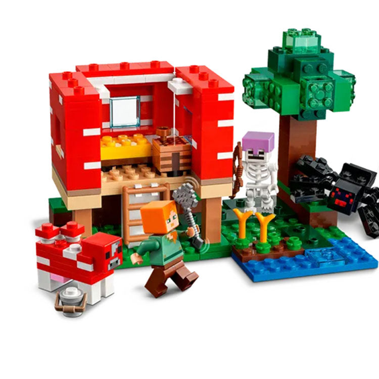 LEGO Minecraft konstruktori: "Qo'ziqorin uyi" (21179)