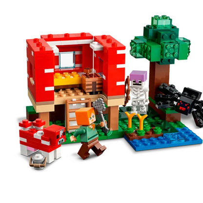 LEGO Minecraft konstruktori: "Qo'ziqorin uyi" (21179)