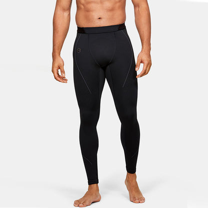 Under armour andromeda rush бесшовные спортивные леггинсы для фитнеса тренировки спортивные брюки мужские черный