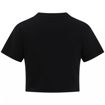 Golfcross shirin salqin ziravorlar qiz uslubi oddiy asosiy ko'p harfli logotipli bosma elkali qisqa yengli pullover yumaloq bo'yinli qisqa yengli yarim yengli ayollar futbolkasi