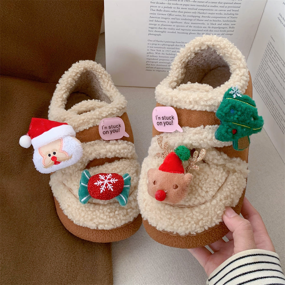 Тапочки детские Fuxi Santa Claus