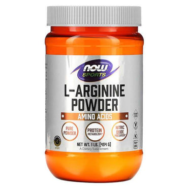 Спортивное питание NOW Foods Sports L-Arginine Powder, 454 г - Boxette Shop