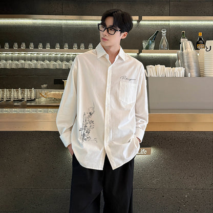 Pal ongaco pal ongaco yaponcha oddiy asosiy modellar, jinsi boʻlmagan brend logotipi tirgaklari gulli bosma qulay boʻshashgan bir koʻkrakli lapelli tasodifiy koʻp qirrali paxta uzun yengli koʻylaklar erkaklar va ayollar bir xil modellar