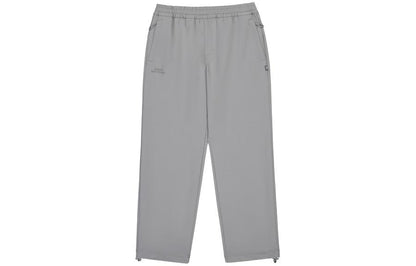 New Balance erkaklar uchun kulrang tekis rangli oʻrta uzunlikdagi tekis oyoqli shim