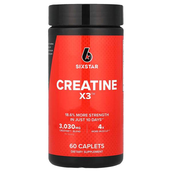 Креатин SIXSTAR, Creatine X3, 60 капсул - Boxette Shop