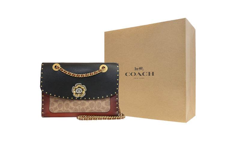 Сумка женская Coach Parker 26 Camellia Printed Rivet Trim - Boxette Shop