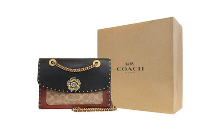 Сумка женская Coach Parker 26 Camellia Printed Rivet Trim - Boxette Shop