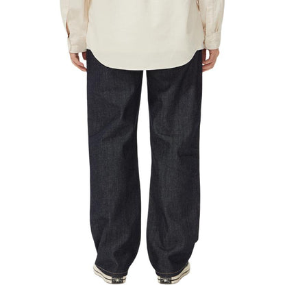 Li past bo'yli fermuarli erkin erkin erkaklar indigo shimlari