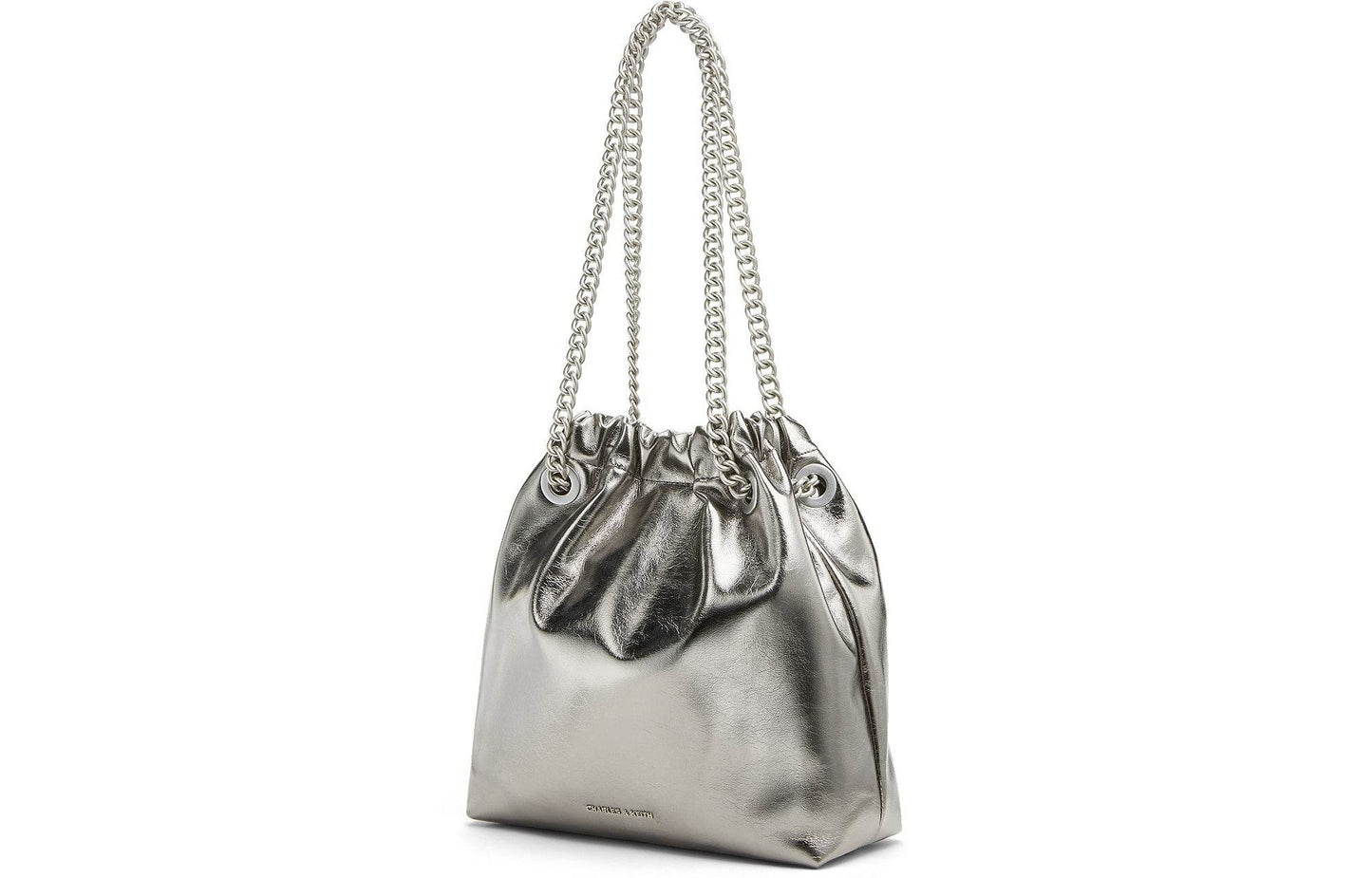 Сумка женская Charles&Keith Ck Drawstring Chain Mother Pu Bucket - Boxette Shop