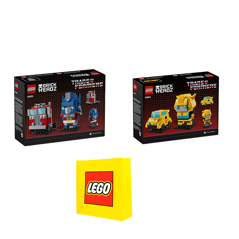 LEGO "Transformerlar: Optimus Prime va Bumblebee" (40803 + 40804)