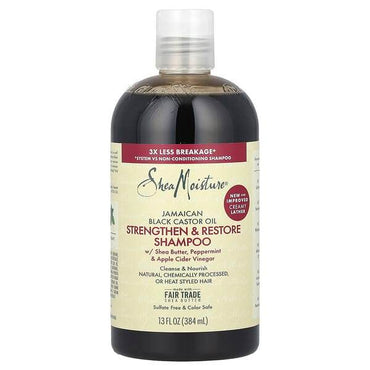 Шампунь SheaMoistureс ямайским чёрным касторовым маслом , 384 мл - Boxette Shop
