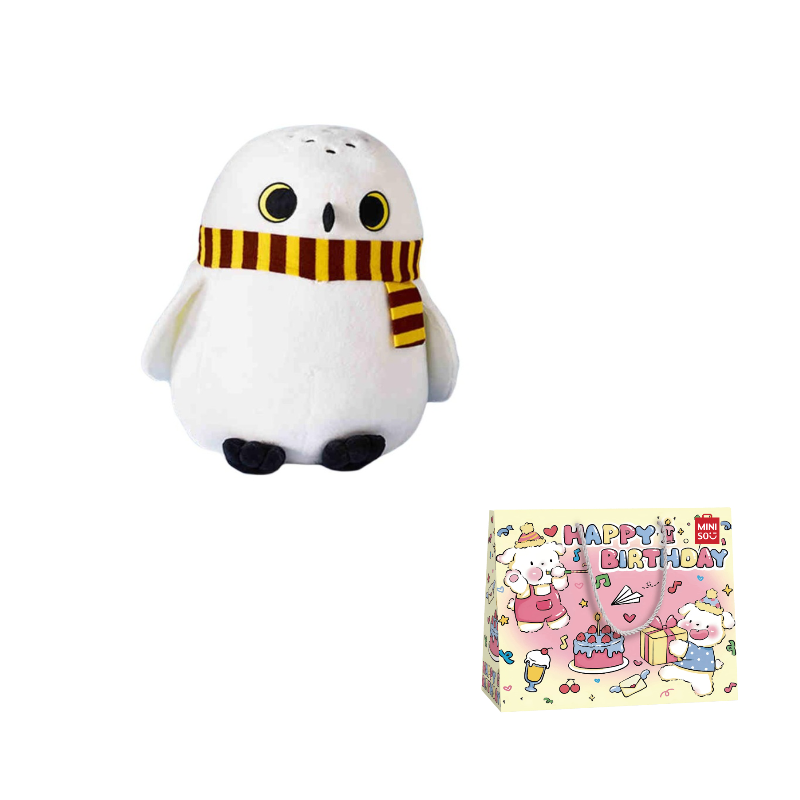 Miniso x harry potter гарри поттер шарф хедвиг милая кукла плюшевая 25 см/35 см/45 см в высоту