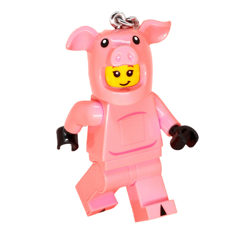 LEGO porlayotgan pushti cho'chqa kaliti (KE212H)