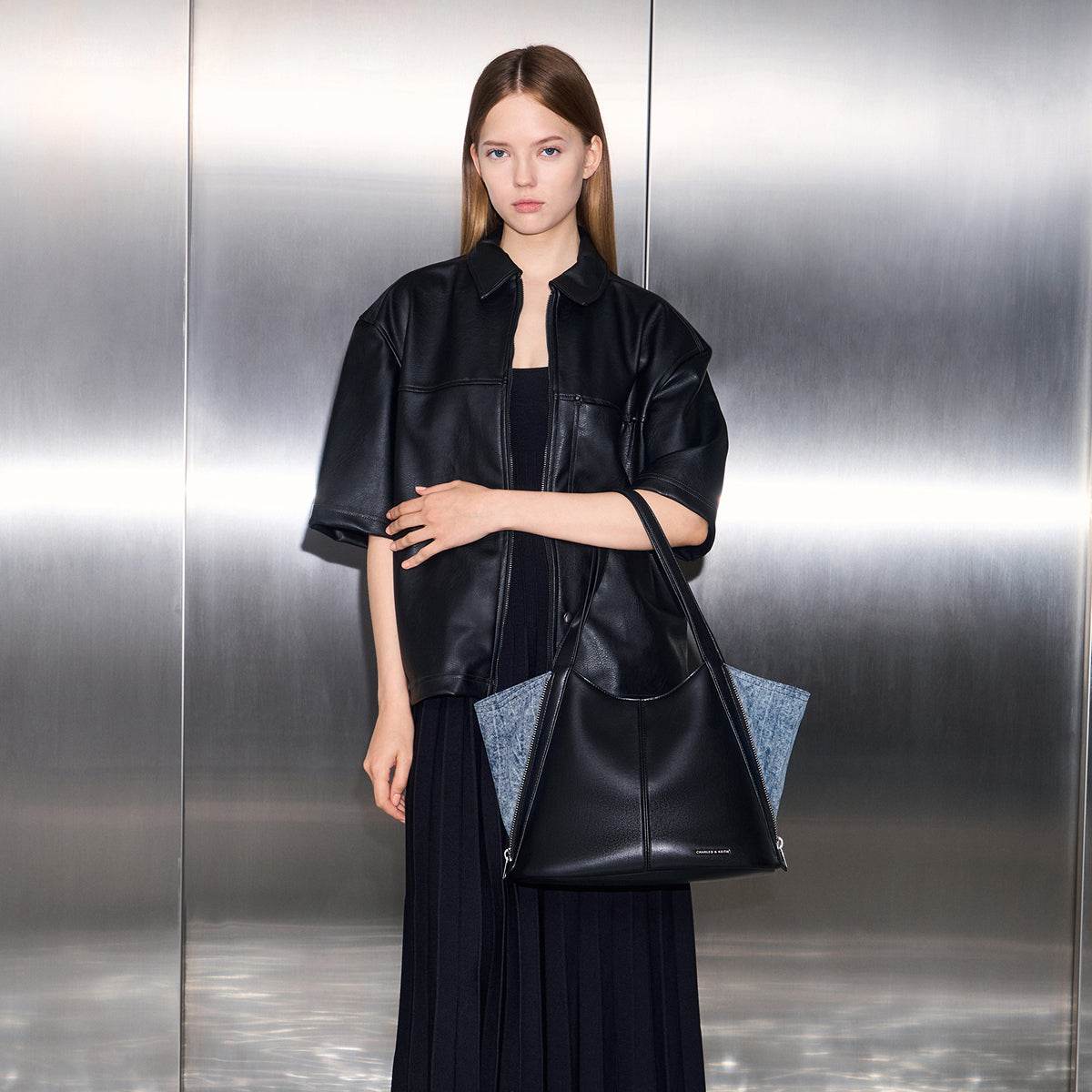 Сумка женская Charles&Keith Noir - Boxette Shop