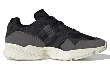 Adidas originals yung-96 ткань повседневная сто с амортизацией износостойкий низкий топ жизнь досуг обувь мужчины и женщины с одинаковыми моделями черный и белый