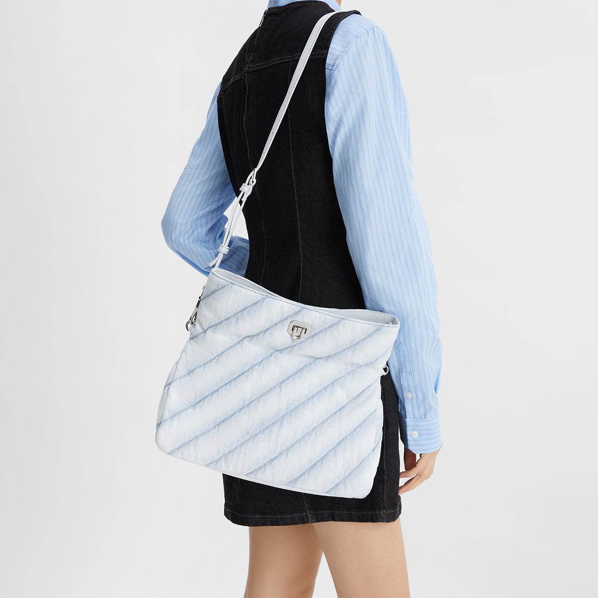 Сумка женская Charles&Keith Tannin Series Twill Capacity Folding - Boxette Shop