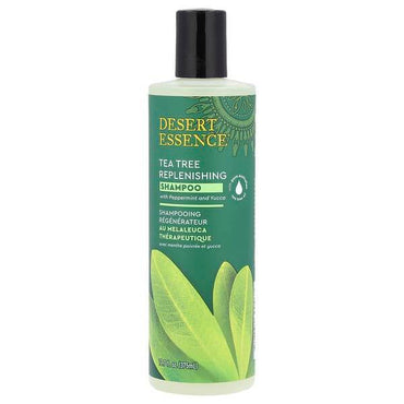 Восстанавливающий шампунь Desert Essence Tea Tree, с перечной мятой и юккой, 375 мл - Boxette Shop