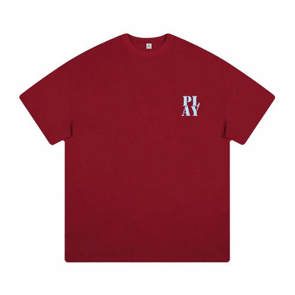 Футболка с коротким рукавом playboy fashion trend для мужчин и женщин