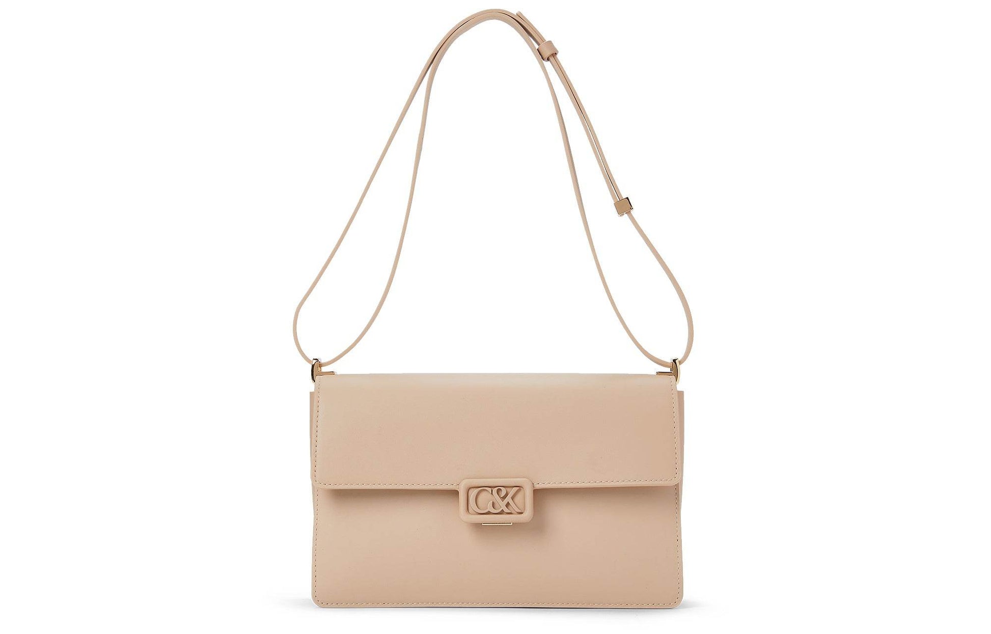 Сумка женская Charles&Keith Commuter Envelope Square Cowhide S - Boxette Shop